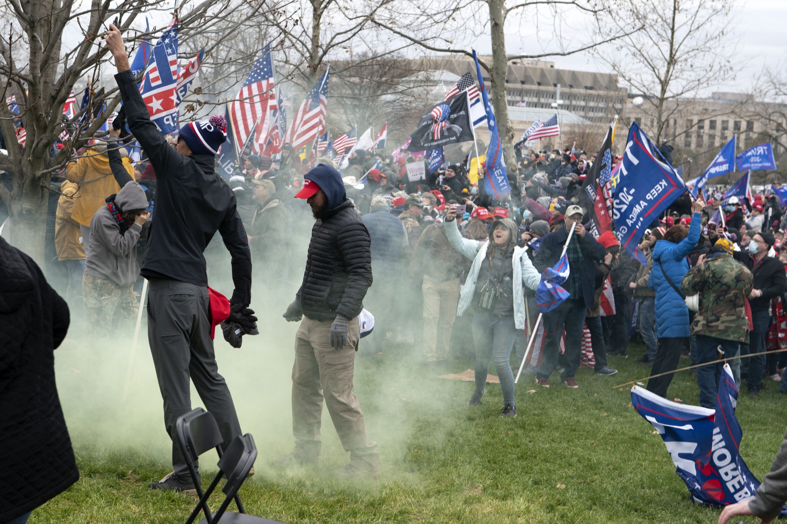 Man photographed at Capitol Hill riot taking Pelosi’s lectern arrested