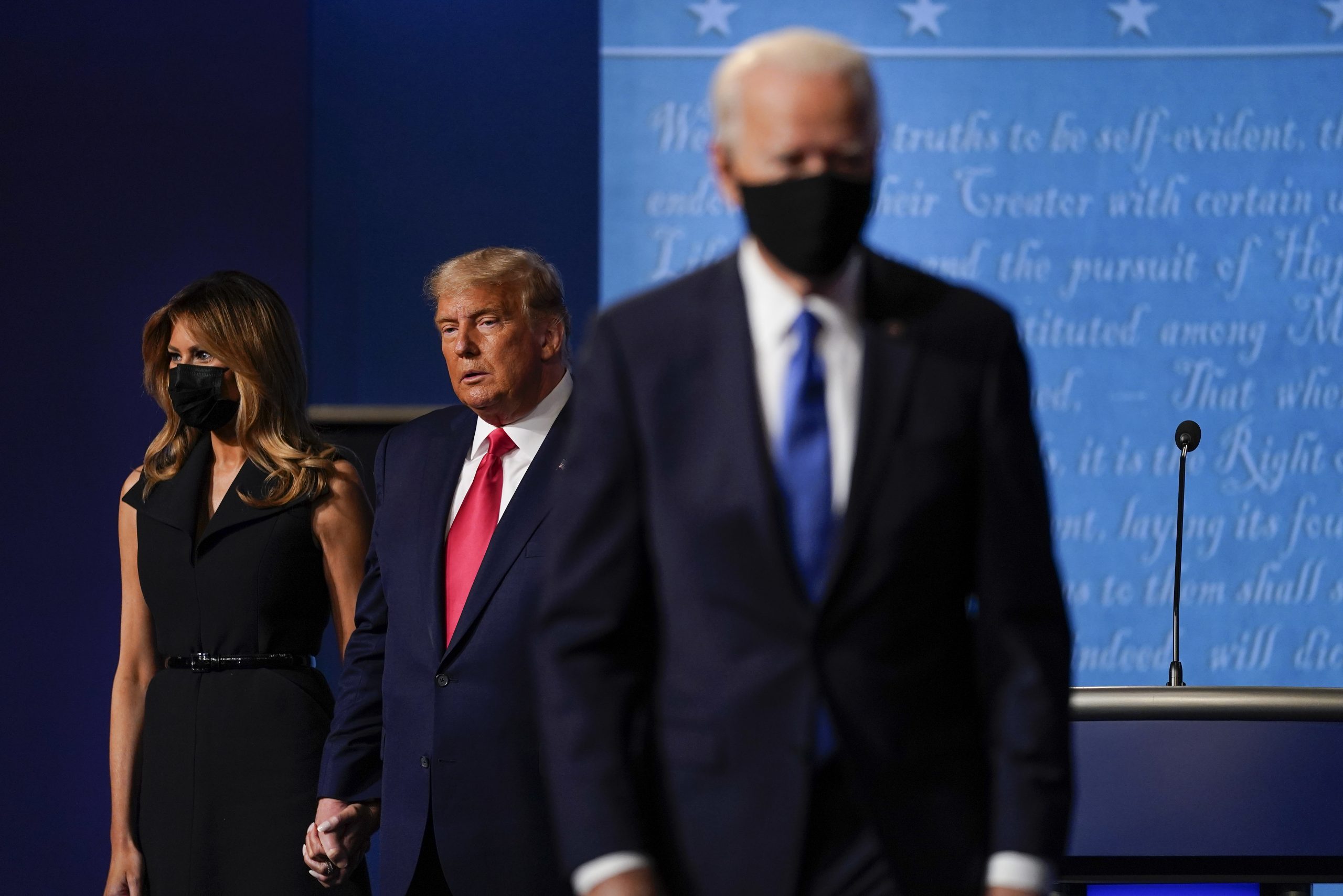 Melania Trump, Donald Trump, Joe Biden