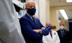 Biden says public will mask up for ‘next year’ as new COVID variants complicate vaccine response