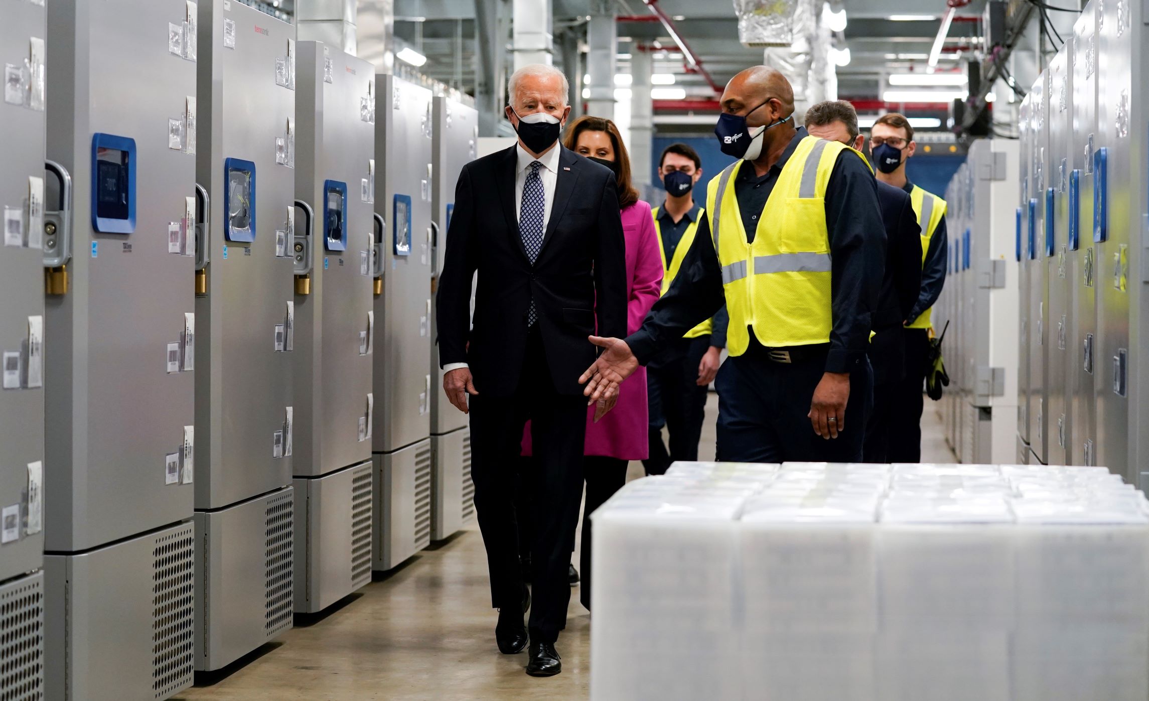 Biden touts vaccine success as wintry weather causes 6M dose backlog