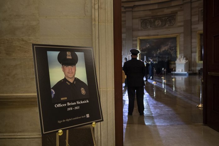 Debunked claims Officer Sicknick died from Capitol riot injuries reemerge at Day One hearing