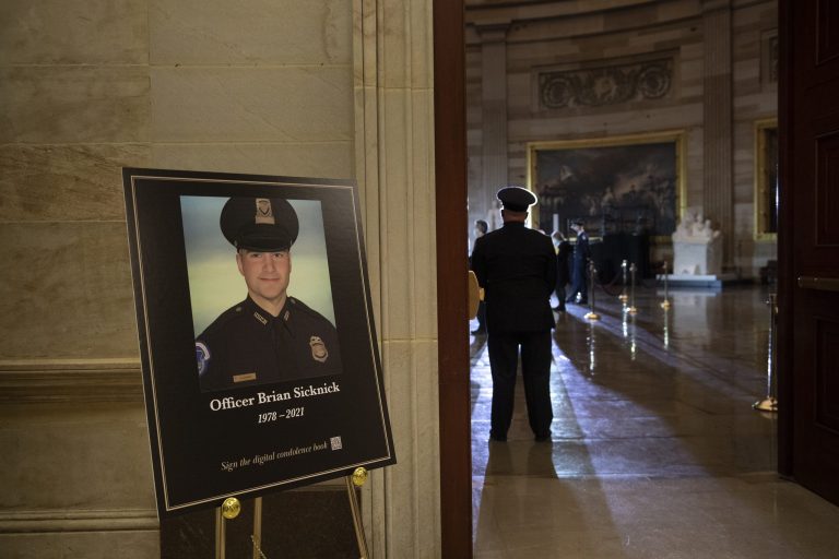 Debunked claims Officer Sicknick died from Capitol riot injuries reemerge at Day One hearing