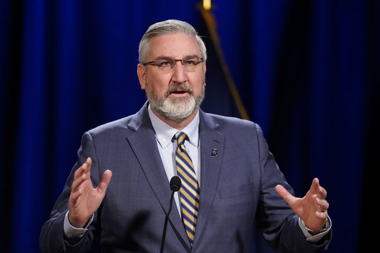 Indiana Governor Eric Holcomb out of hospital after pneumonia treatment