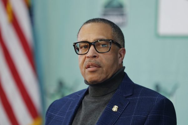 Former Detroit Police Chief James Craig announces run for Michigan governor amid protesters