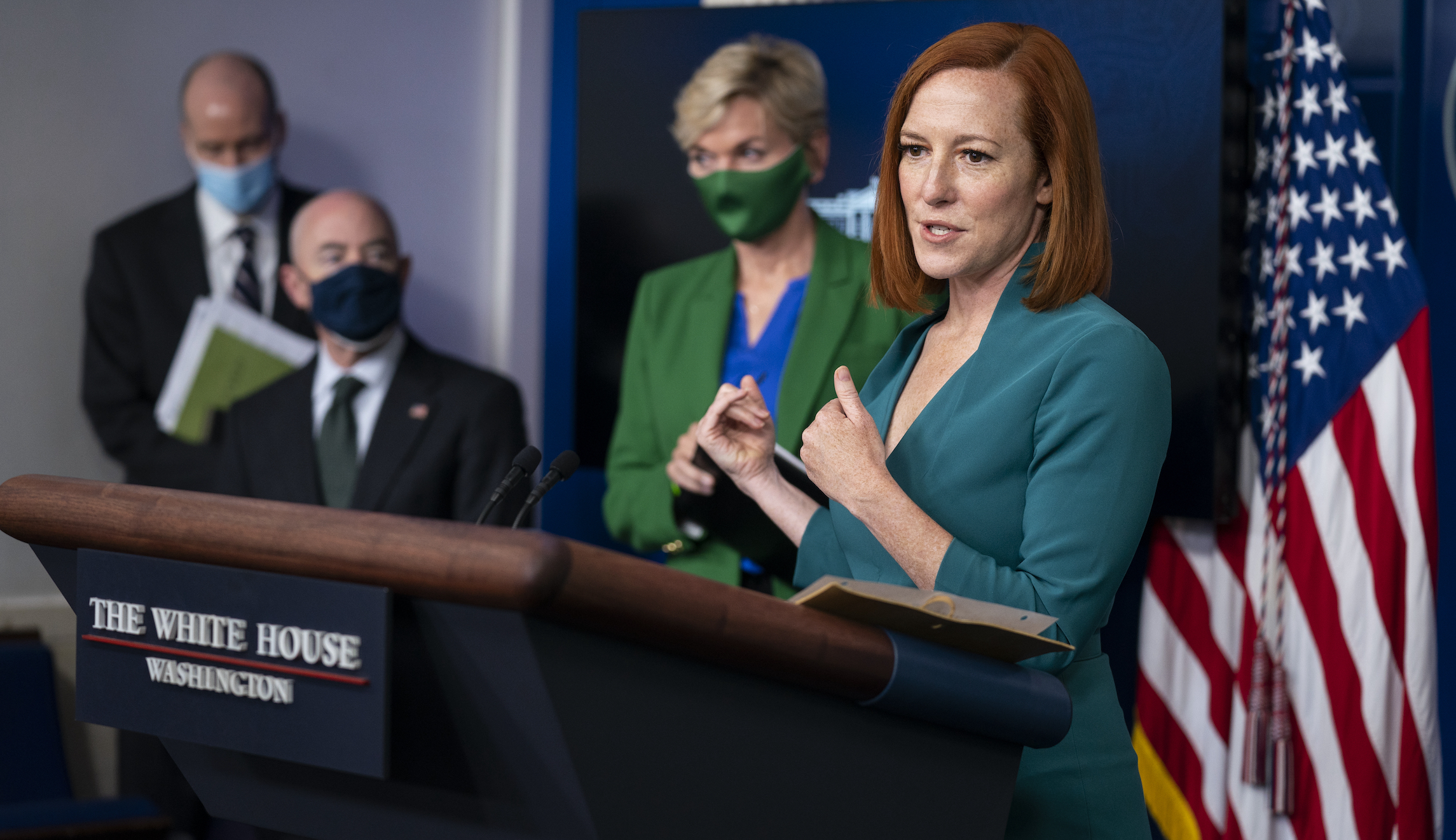 With grin, Psaki says White House will let House Republicans decide Liz Cheney’s fate
