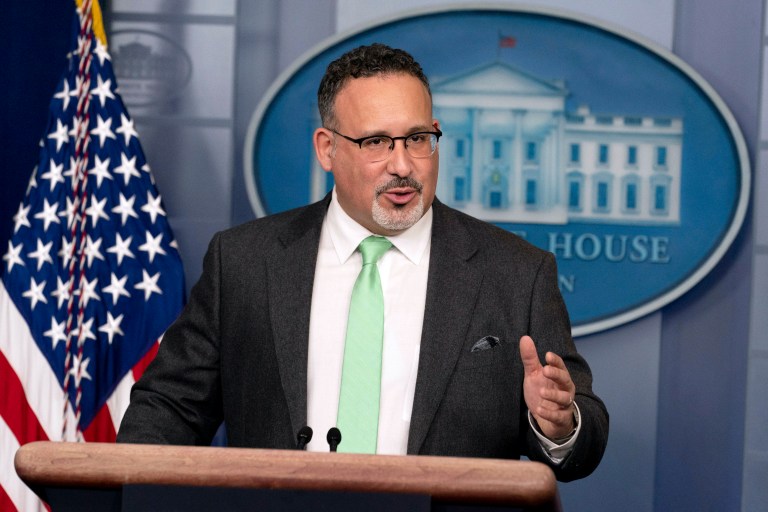 How is Education Secretary Miguel Cardona so clueless on China’s threat?
