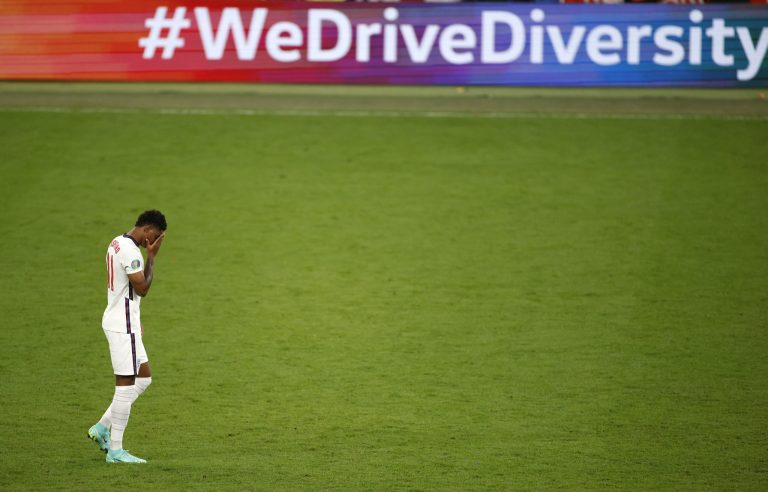 Boris Johnson, Prince William, and Football Association condemn racial abuse of three England players