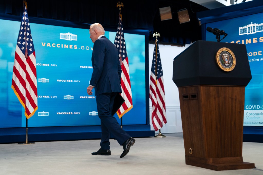 Biden treading lightly on infrastructure negotiations as Pelosi clashes with centrist Democrats