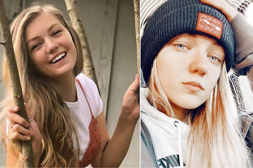 This combo of photos provided by FBI Denver via @FBIDenver shows missing person Gabrielle 