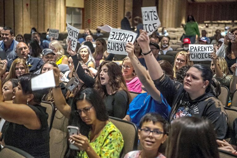 ‘I got over 1,000 soldiers ready’: Texas parent escorted out of school board meeting over critical race theory