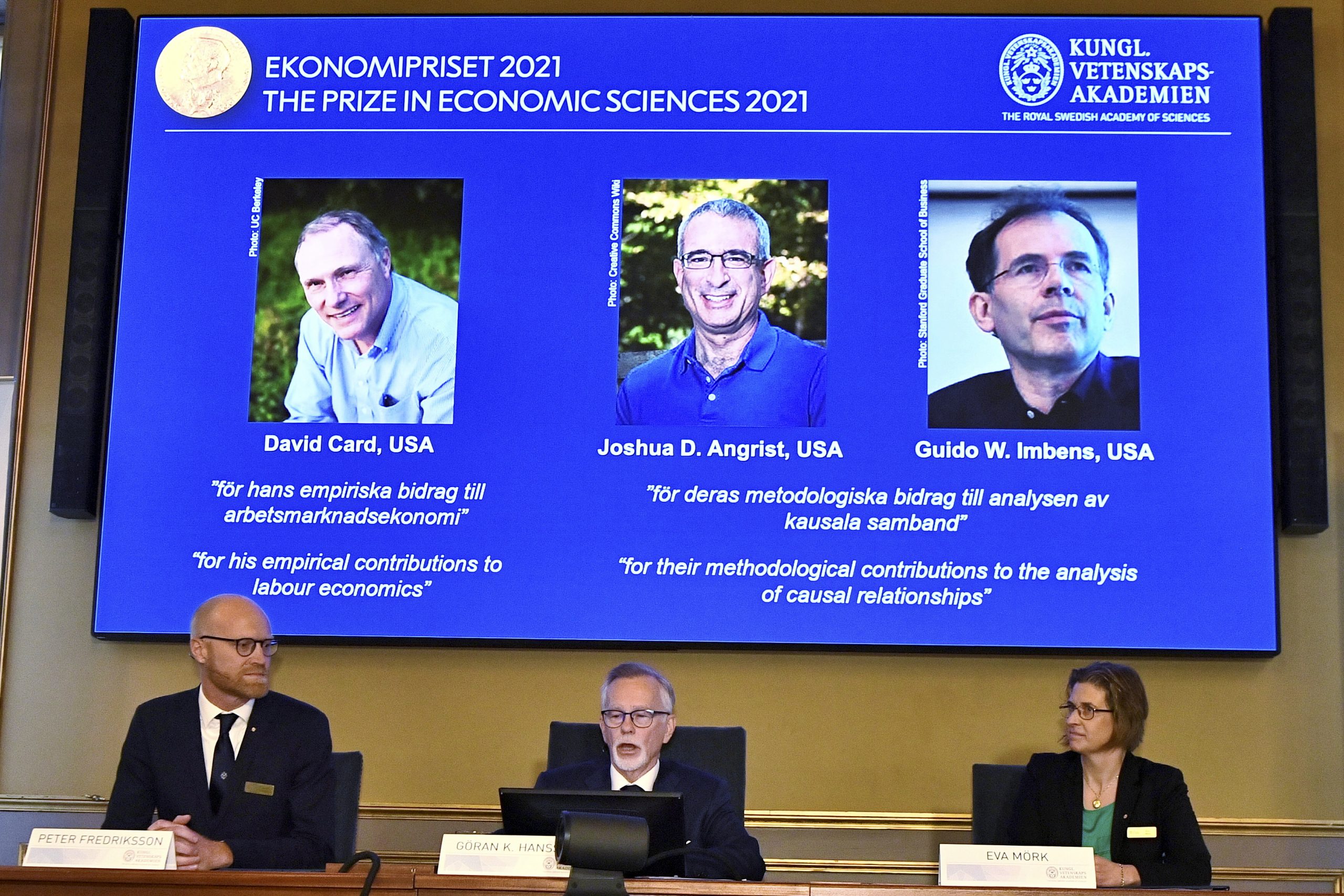 Three US economists win Nobel Prize for immigration and minimum wage studies