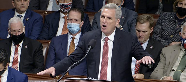 McCarthy’s record 8.5-hour floor speech wins points with Republicans after leadership questioned