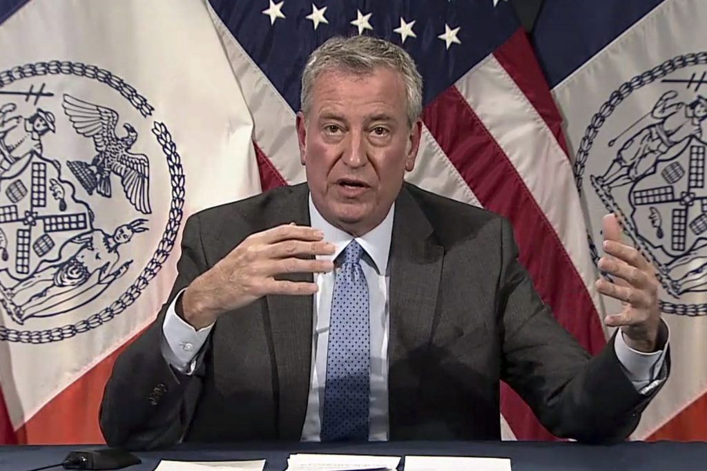 De Blasio faces backlash over vaccine mandate for private sector employees