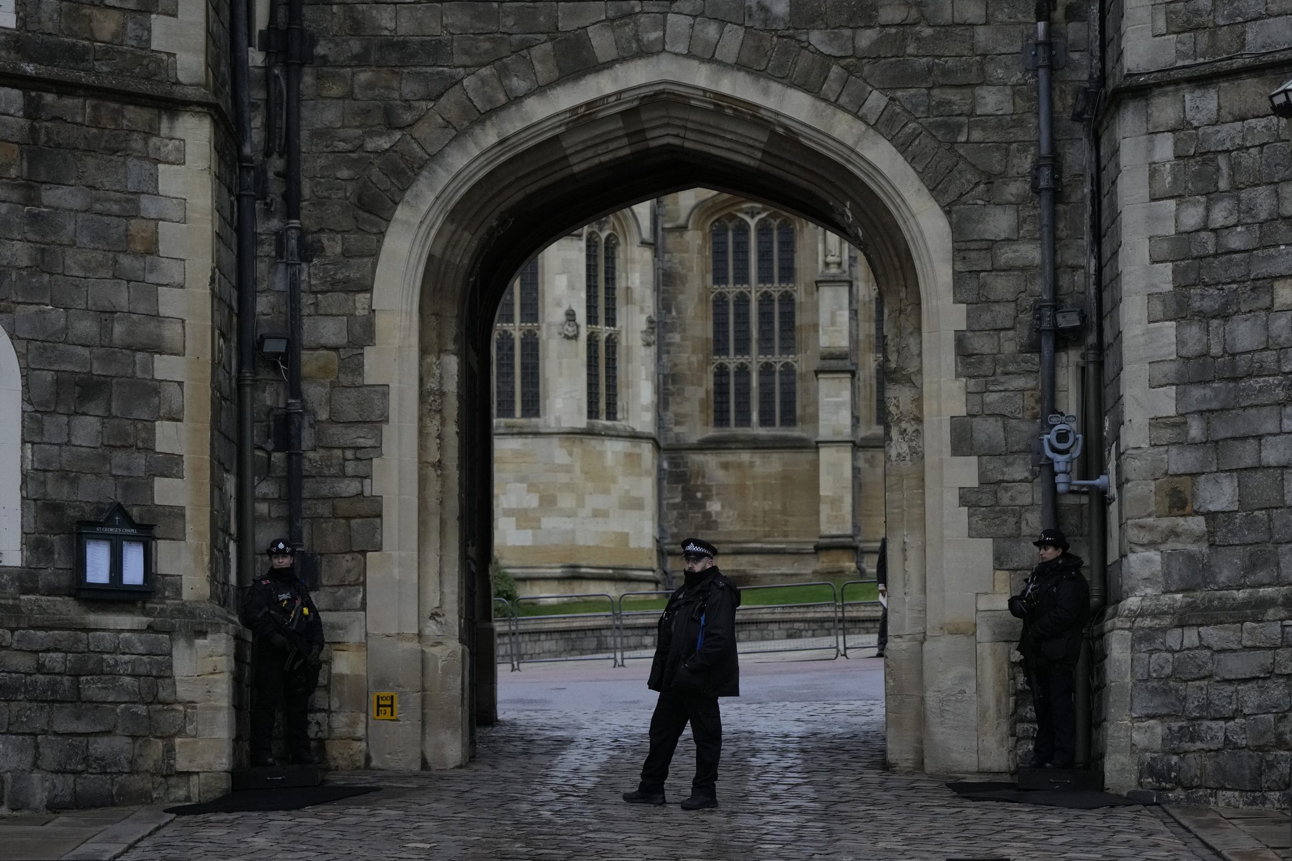 Armed intruder arrested on grounds of Windsor Castle where Queen Elizabeth II is spending Christmas