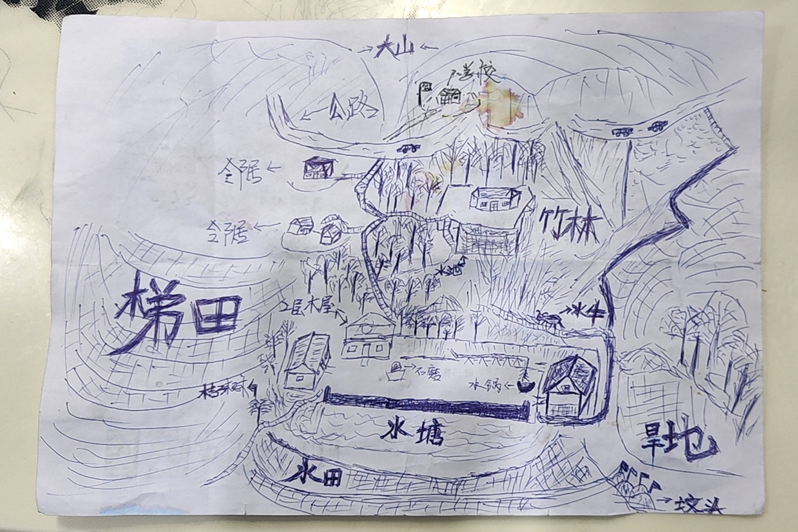 China Childhood Map