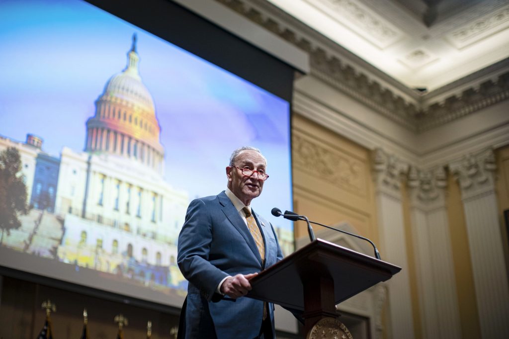 Schumer says Democrats believe voting reform needed to win elections