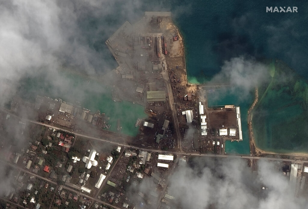 Tonga Volcano Eruption
