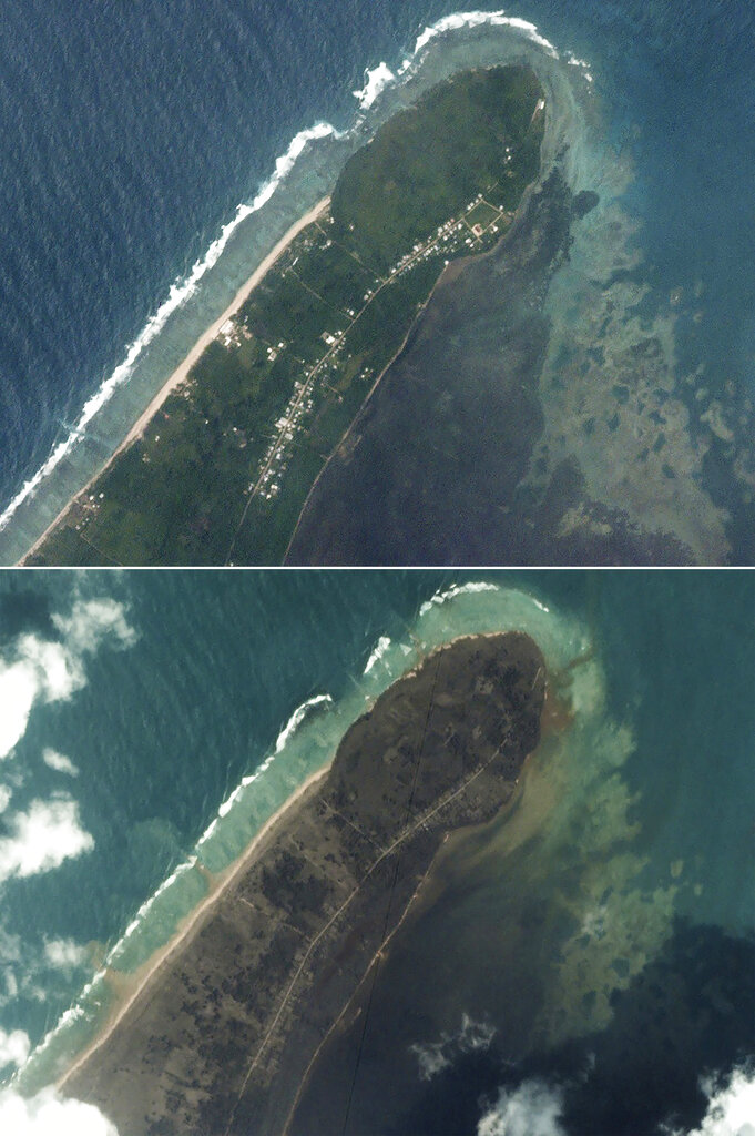 Tonga Volcano Eruption