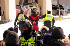‘A sad day for Canada’: 100-plus arrested as police in Ottawa target Freedom Convoy