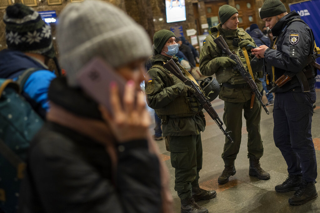Ukrainians defend capital city as US approves $350 million more in aid