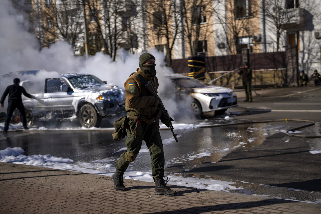 Russians haven’t advanced much toward Kyiv in ‘two to three days,’ Pentagon says
