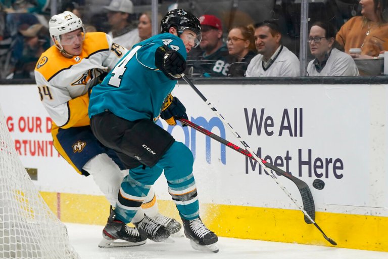 SEE IT: Brawl in stands as NHL’s San Jose Sharks get trounced by Nashville Predators