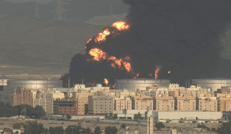 Saudi oil attack throws another Molotov cocktail into Biden’s Middle East strategy