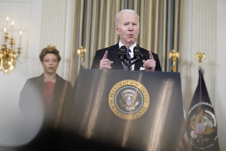 Biden contrasts his deficit spending record with Trump’s ‘fiscal mismanagement’