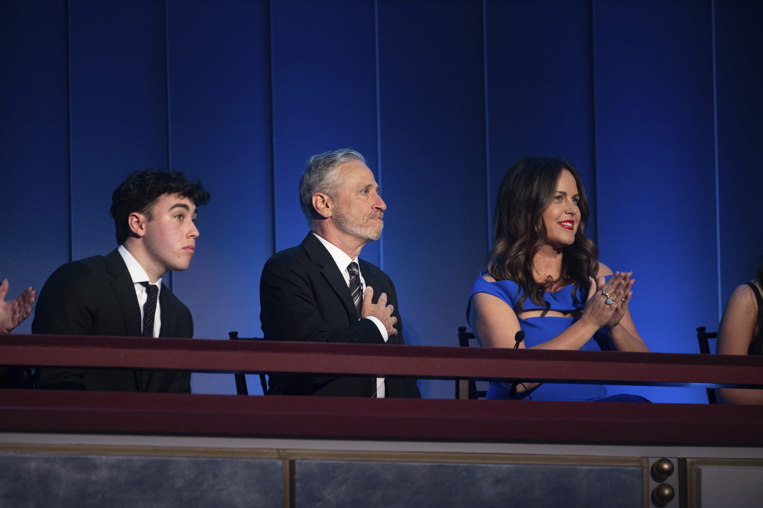 Jon Stewart, Tracey Stewart, Nate Stewart
