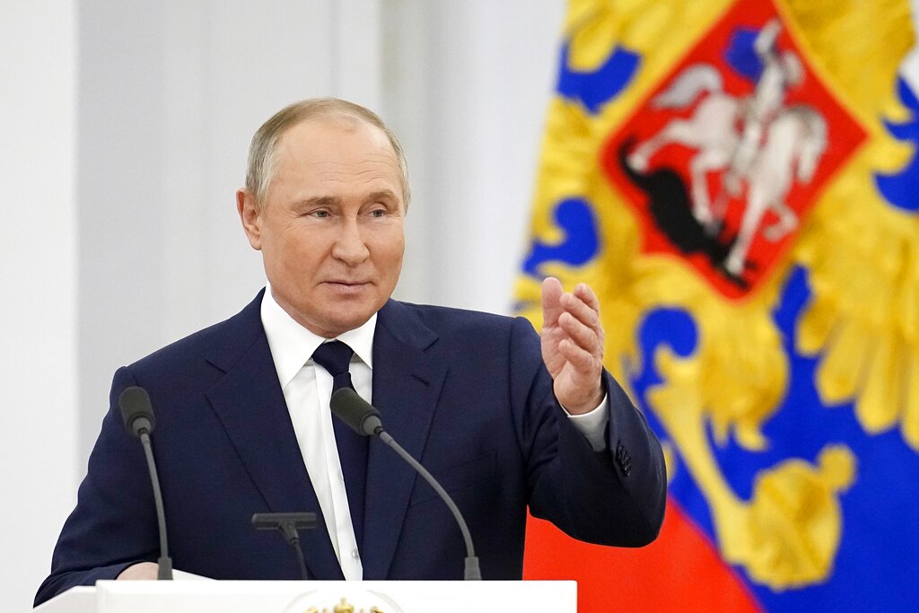 Putin ‘absolutely’ shouldn’t be invited to G-20 summit, Pentagon spokesman says