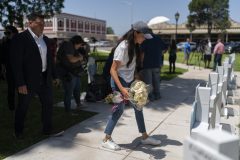 Meghan Markle visits Uvalde to pay tribute to school shooting victims