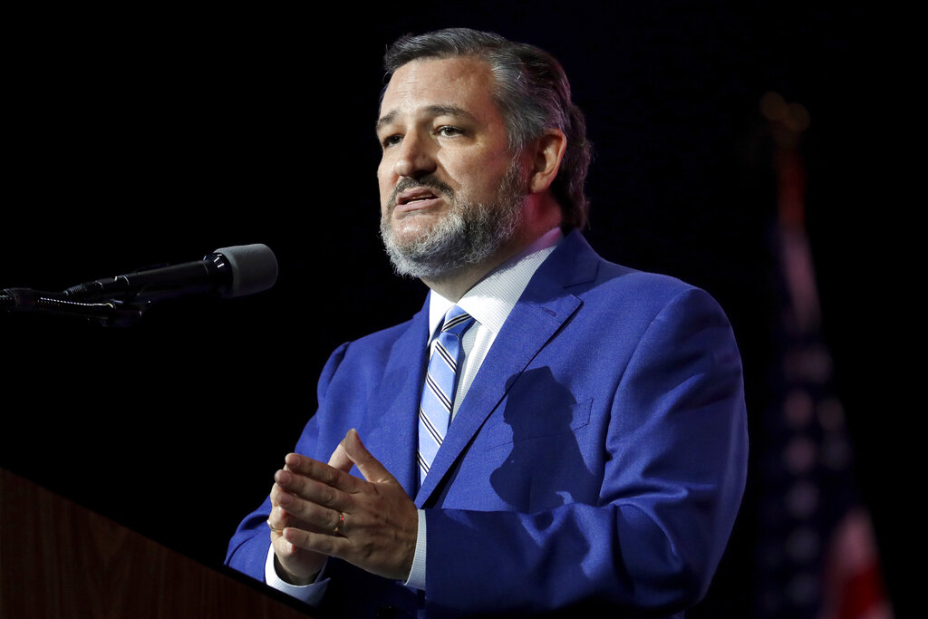 Procession of gun victims’ belongings travels to Ted Cruz’s home and office