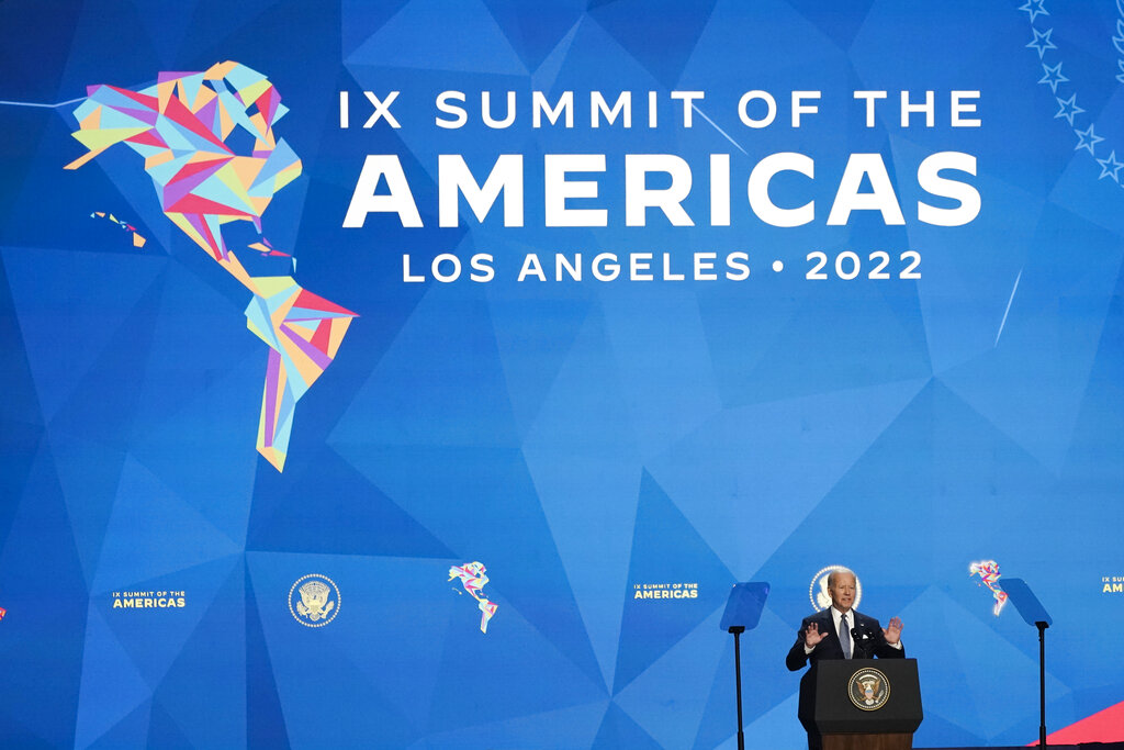 Biden stresses democracy, diversity, and his economic plans as summit launches