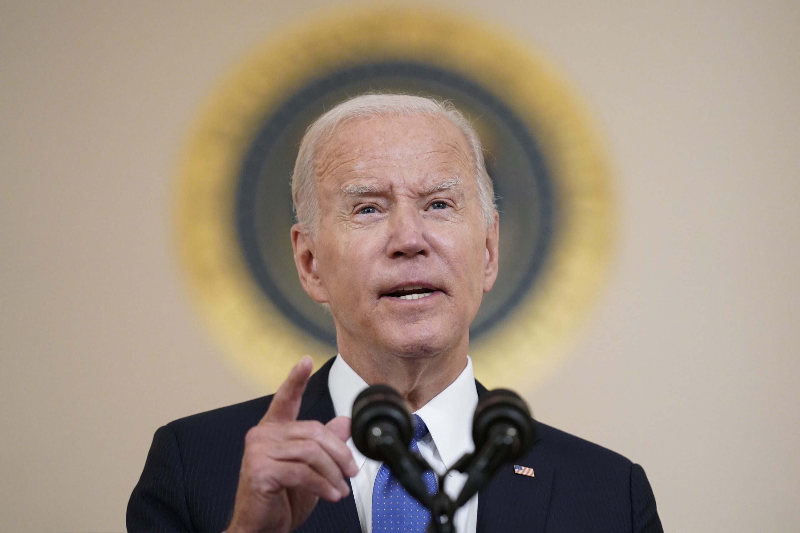 Biden urges ‘peaceful, peaceful, peaceful’ protests after Supreme Court abortion ruling