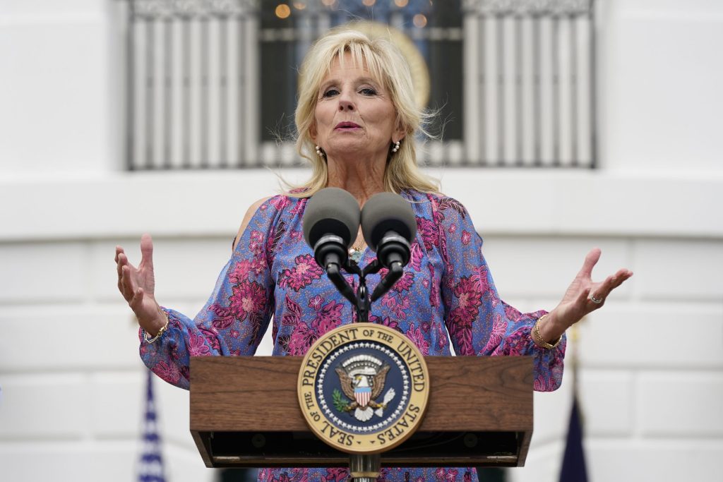WATCH: Jill Biden heckled by people calling Joe 'the worst president we ever had'