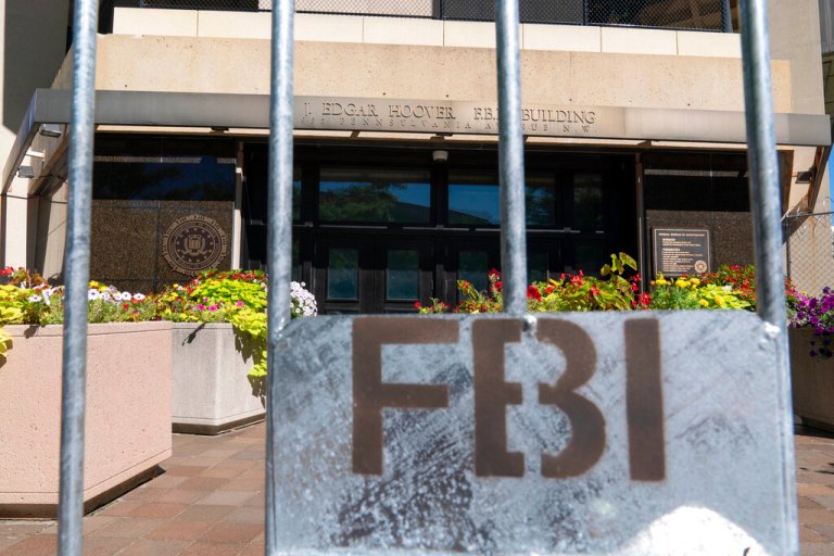 The Federal Bureau of Investigation building headquarters is seen in Washington on Saturday.