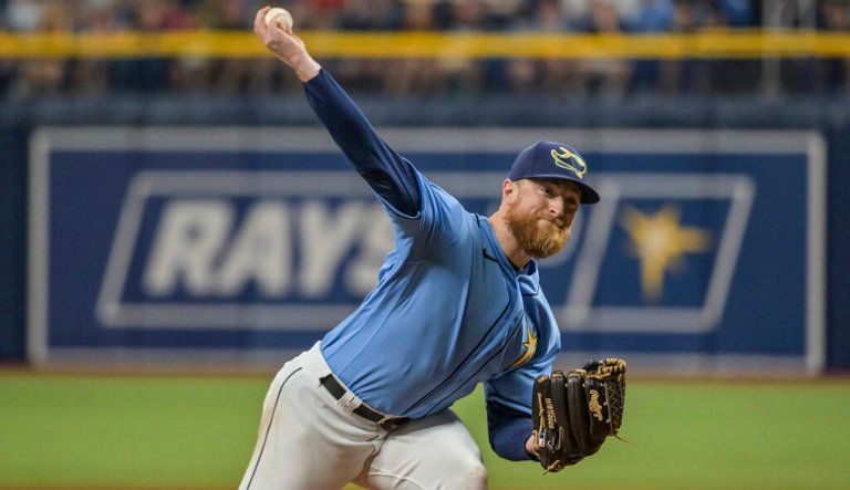 WATCH: MLB pitcher Drew Rasmussen’s perfect game broken up in ninth inning