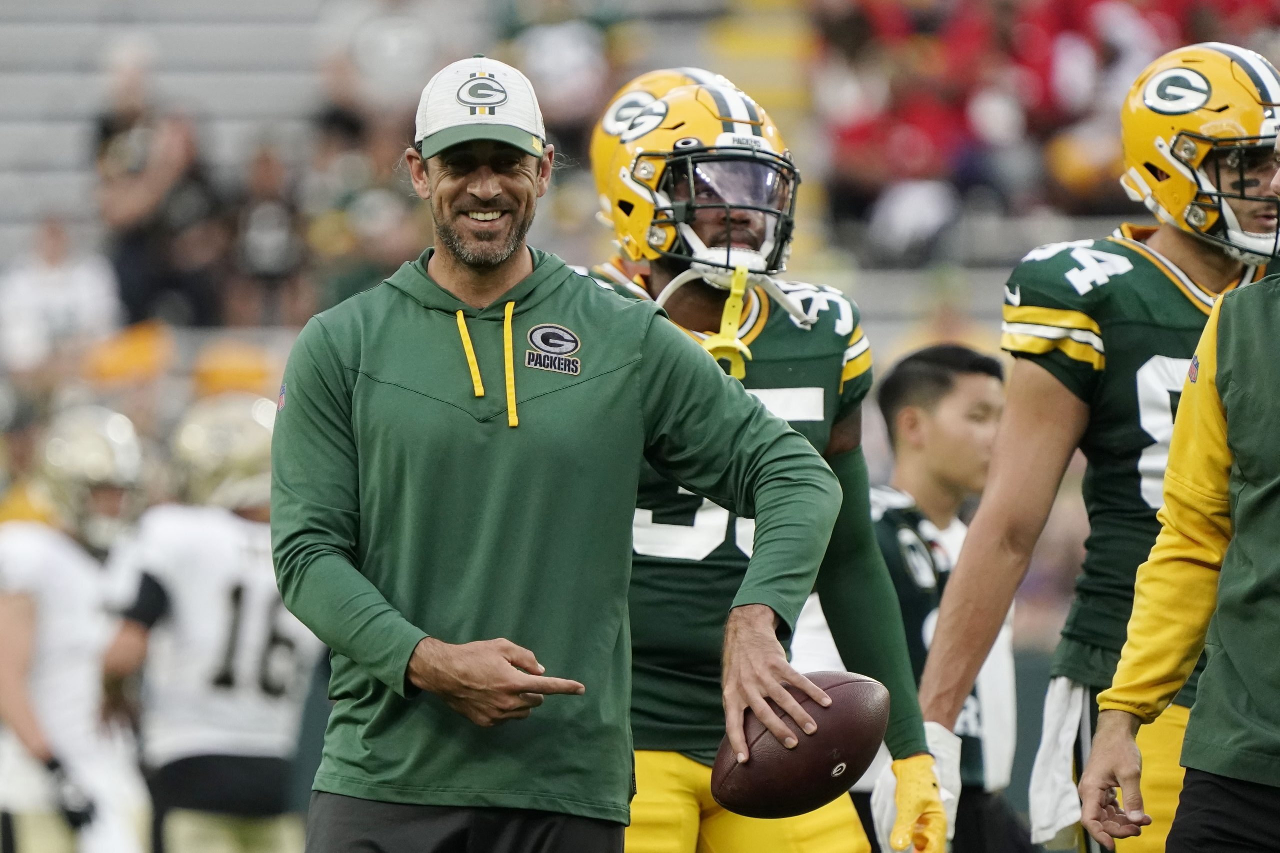 Saints Packers Football