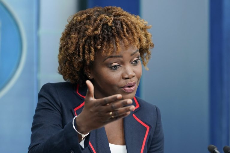 White House press secretary Karine Jean-Pierre criticized 5 Republicans by name as representatives of the 