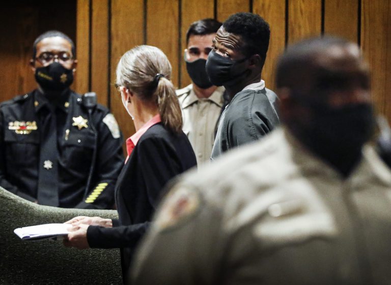 Cleotha Henderson appears in the courtroom for his arraignment on Sept. 6, 2022, in Memphis, Tennessee. Henderson has been charged with the kidnapping and murder of jogger Eliza Fletcher.  