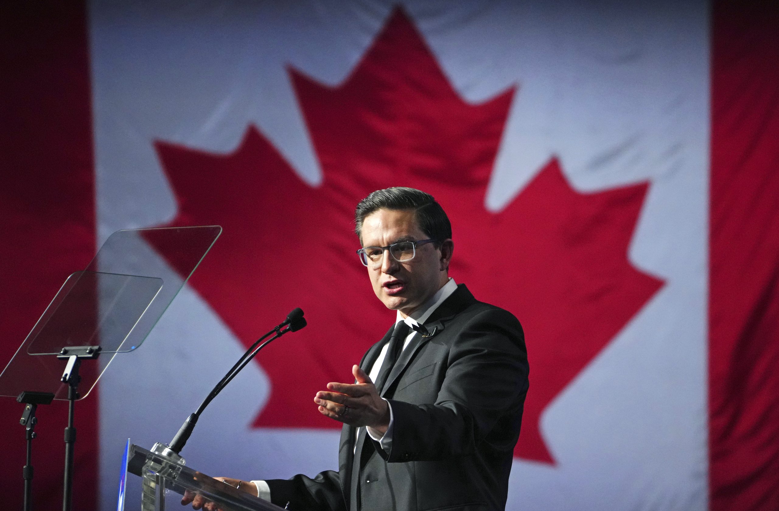 Conservative Party leader blasts Trudeau for saying he’s not ‘woke enough’