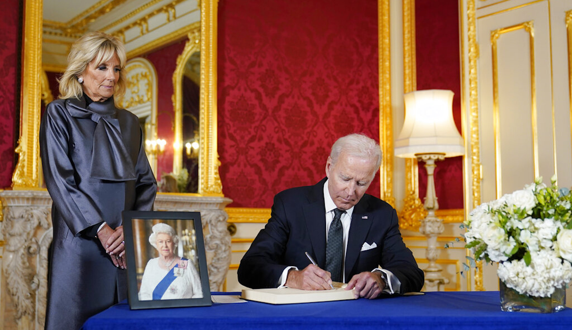 APTOPIX Britain Royals Biden