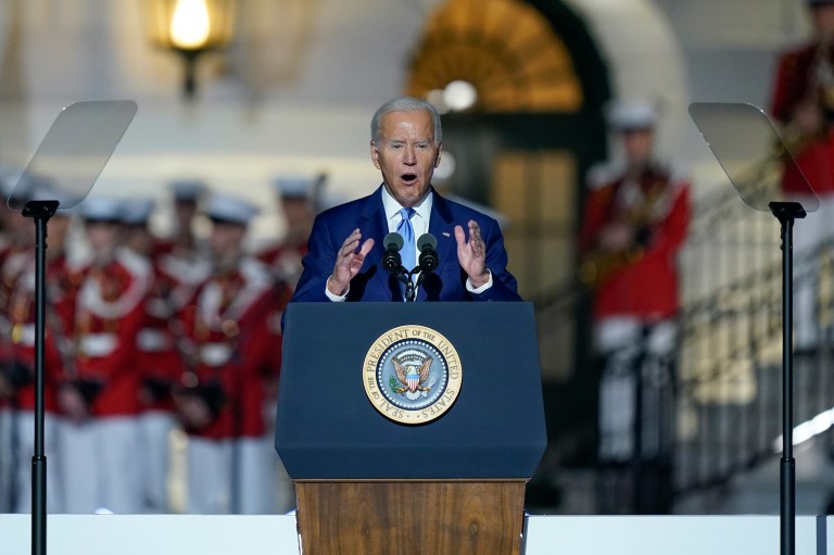Biden tries happy talk about the ‘transitory’ economy as elections loom