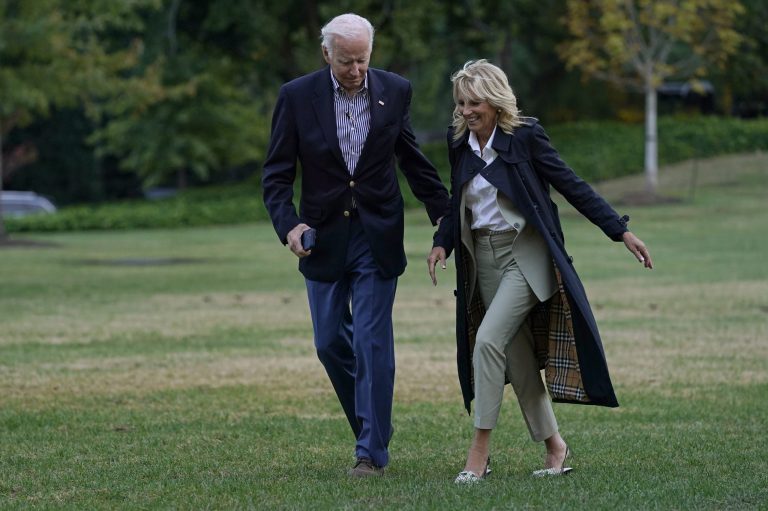 WATCH: Joe Biden goes awkwardly silent when asked if Jill supports him running again in 2024