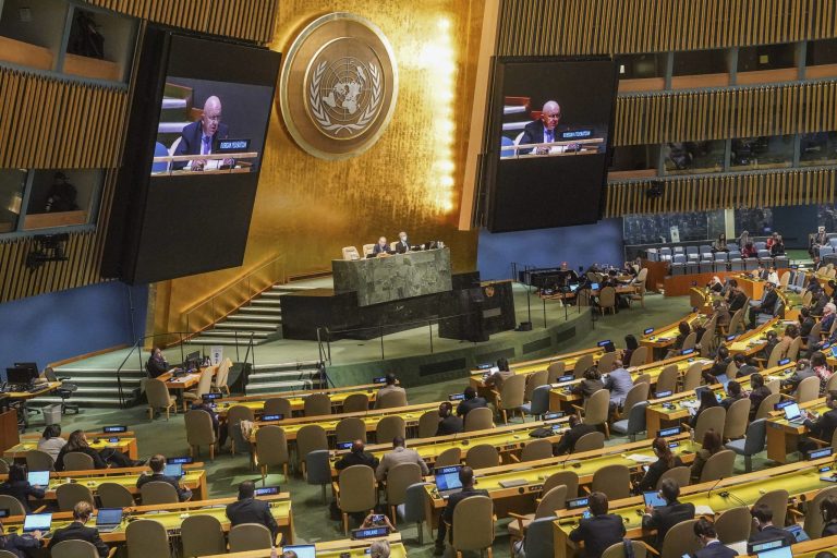 143 UN countries vote to condemn Russia’s annexation of Ukrainian territory