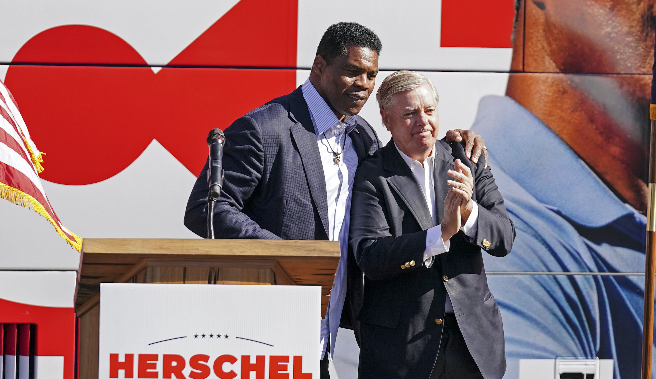 Lindsey Graham emerges as key booster for scandal-ridden Herschel Walker