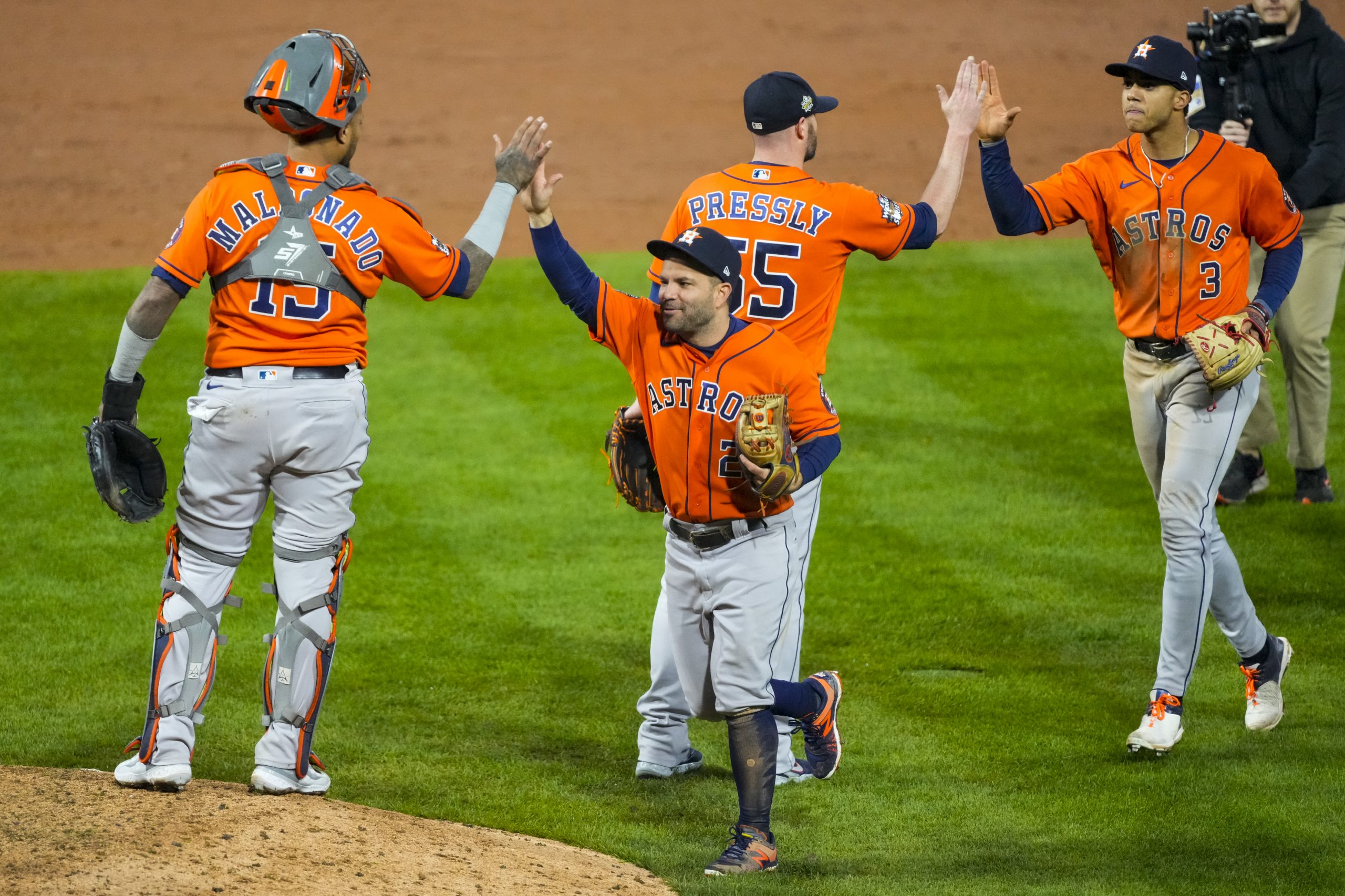 Martin Maldonado, Jose Altuve, Ryan Pressly, Jeremy Pena