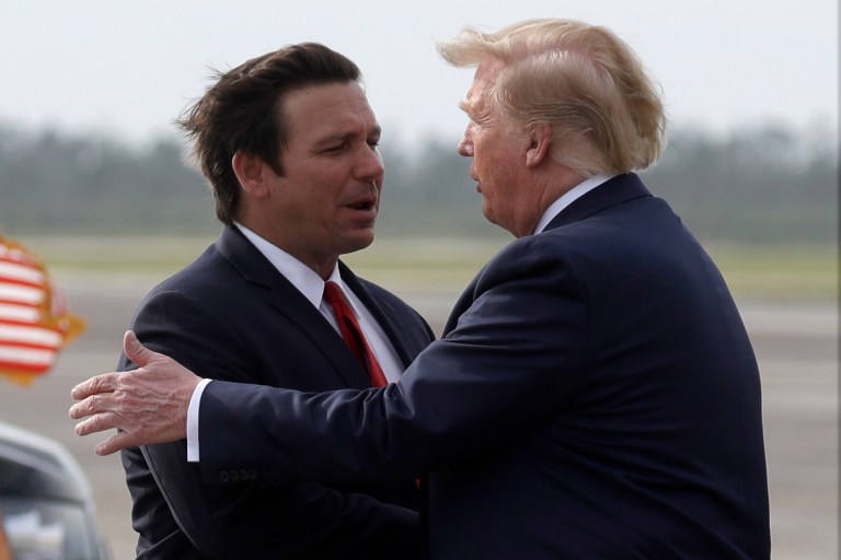 DeSantis credits Trump for boosting his name recognition in new book