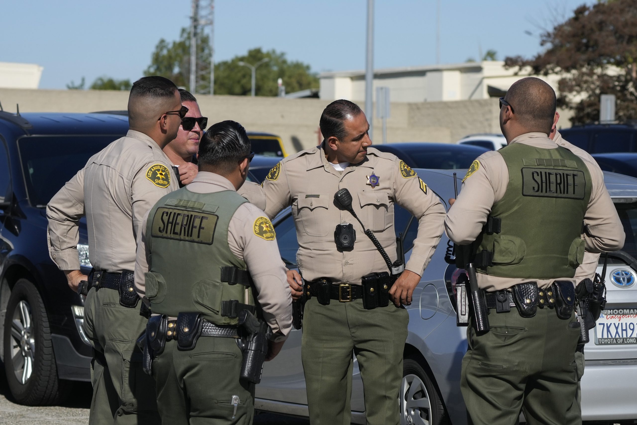 California Sheriff's Recruits Struck