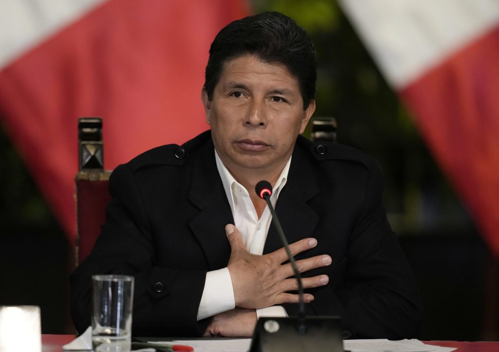 Peruvian president dissolves country’s Congress only hours before impeachment vote